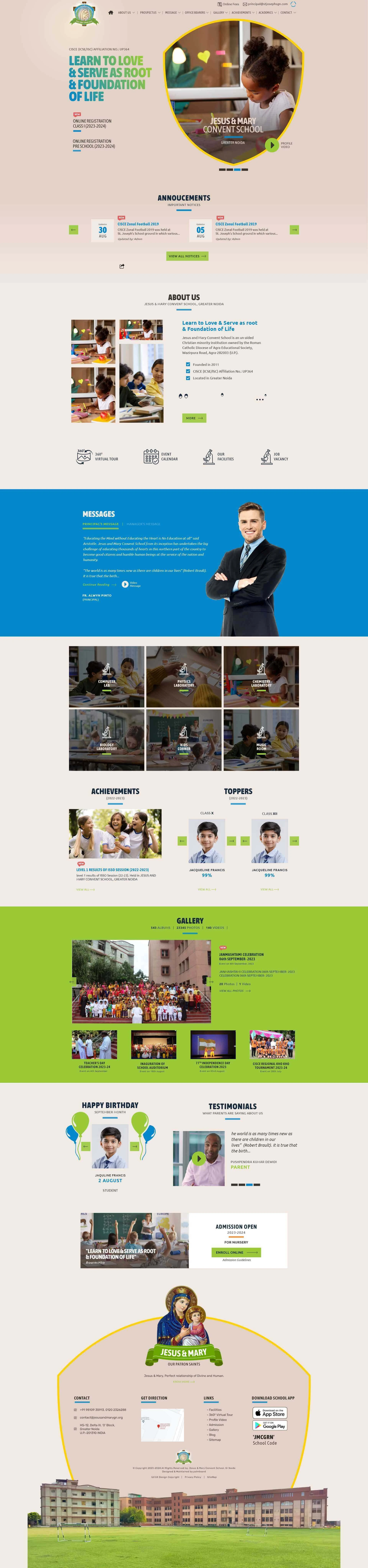 Jesus and Mary Convent School, Greater Noida